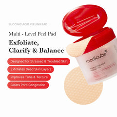 Red Succinic Acid Panthenol Pads
